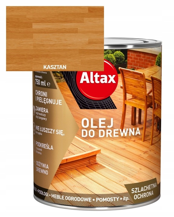 ALTAX OLEJ DO DREWNA KASZTAN 2,5L