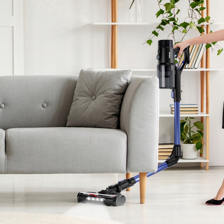 Odkurzacz Bezprzewodowy Pionowy VOKSAR V11s 5w1 LED FLEX TUBE HEPA