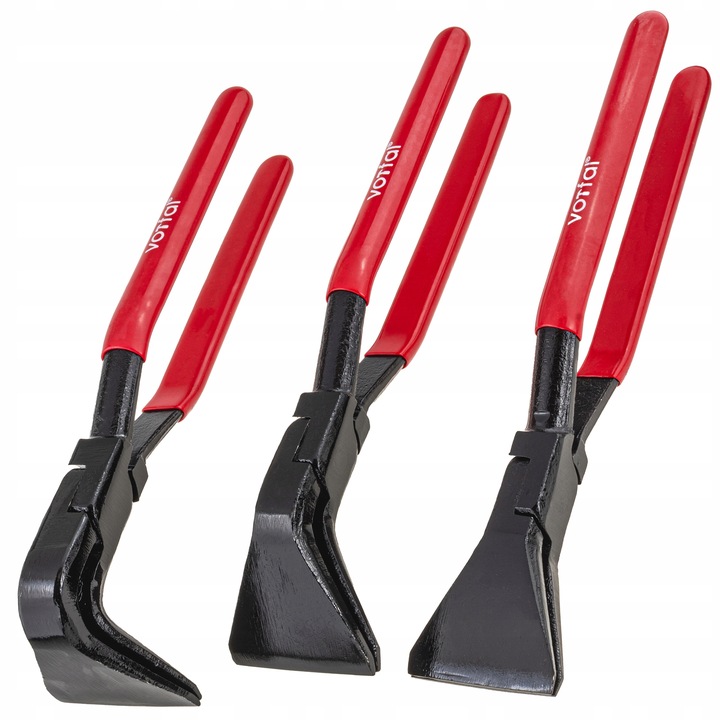 SZCZYPCE DEKARSKIE KLESZCZE CĘGI BLACHARSKIE do gięcia blachy proste