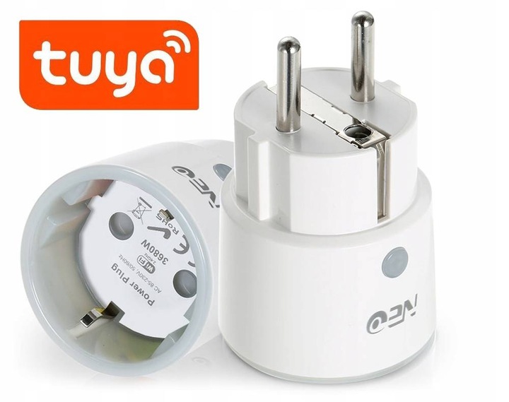 Inteligentne Gniazdko TUYA WIFI Smart 16A POMIAR