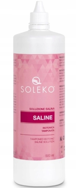 Płyn do soczewek SOLEKO Saline (Sól fizjologiczna) 500 ml