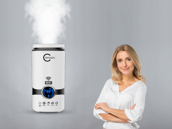 Nawilżacz powietrza SMART HOME WIFI automatyczny AROMATERAPIA OLEJKI PILOT