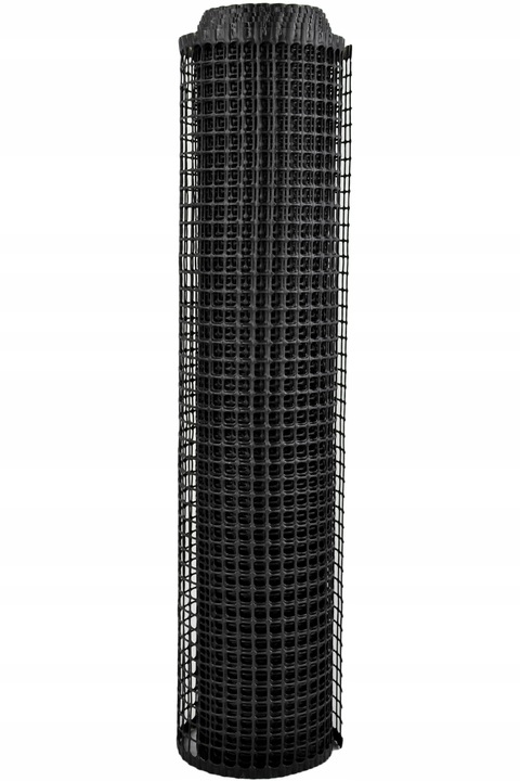 Nortene Siatka Plastikowa SQUARE oczko 10mm ANTRACYT 0,5x5m Ogrodowa