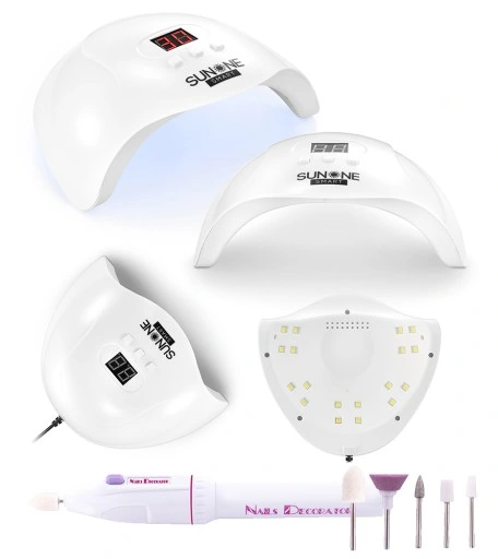 Zestaw do hybryd lampa LED UV 48W +frezarka+gratis