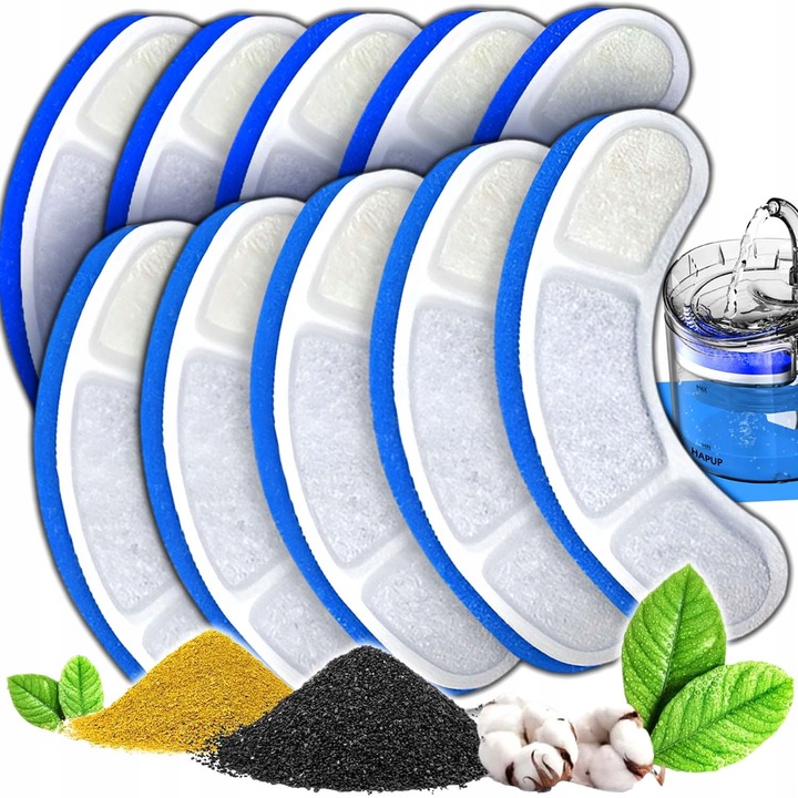 Filtr Węglowy do Poidełka Poidła Fontanny dla Kota Psa Czyszczący Wodę