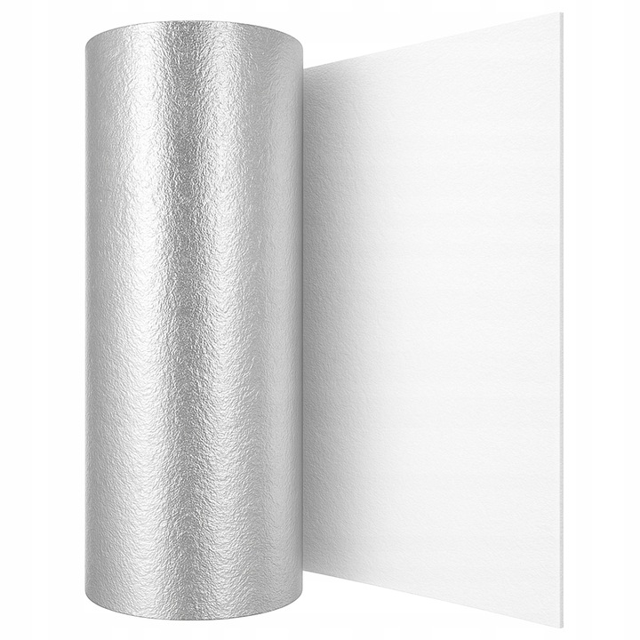 Ekran Zagrzejnikowy 10m Mata Pianka Aluminiowa Izolacyjna Odbija Ciepło Alu