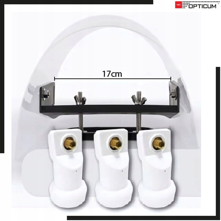 OSŁONA KONWERTERA LNB SATELITARNEGO OCHRONA UMBRELLA DESZCZ ŚNIEG LÓD