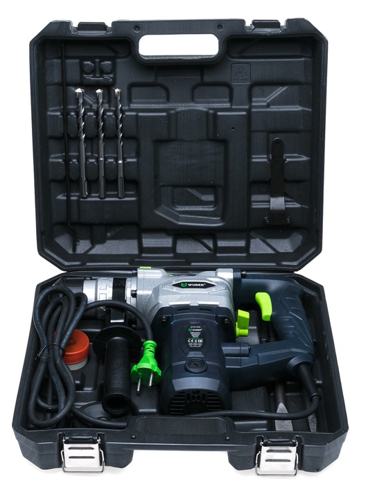 MŁOT UDAROWY MŁOTOWIERTARKA + DŁUTA, WIERTEŁA SDS+