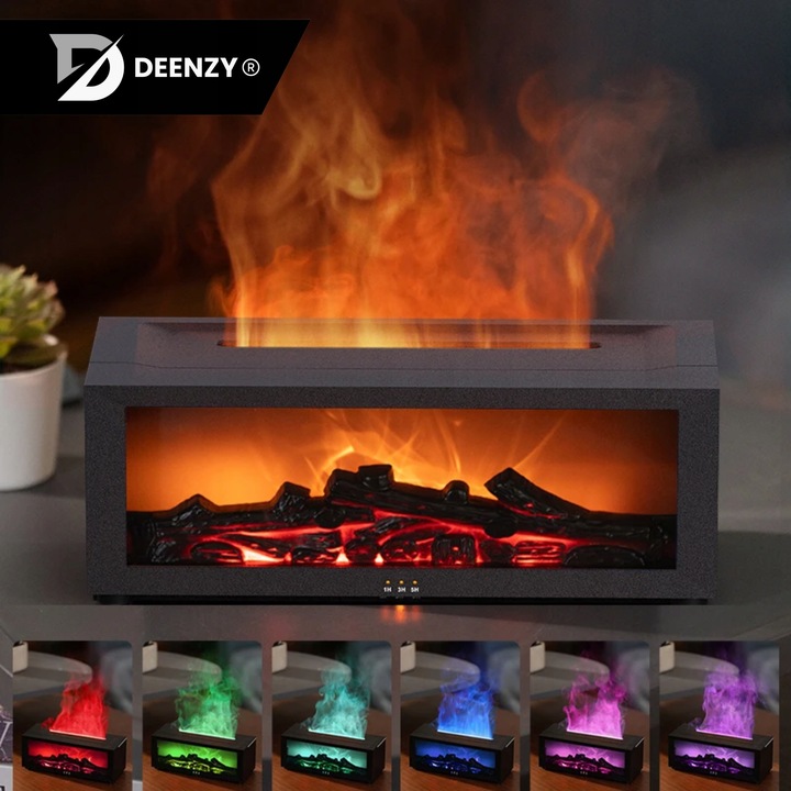 NAWILŻACZ POWIETRZA KOMINEK LED RGB DYFUZOR AROMATERAPIA TIMER + PILOT