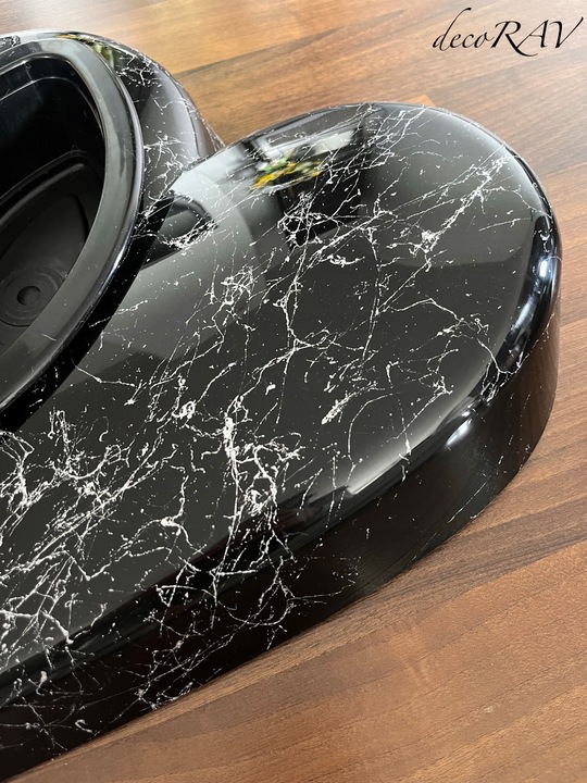 SERCE na Grób RÓŻNE KOLORY Podstawa na Stroik Wzór Marmur Kompozycja