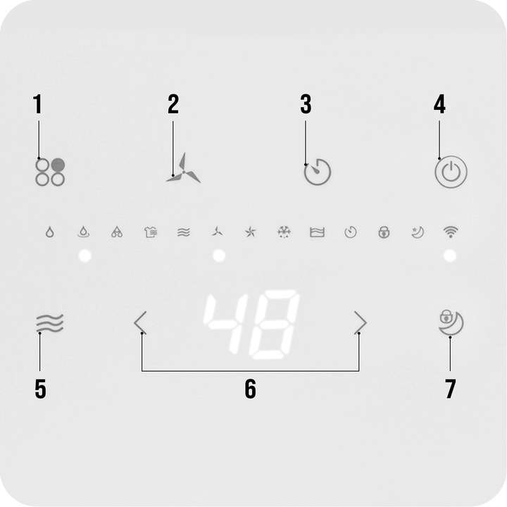 OSUSZACZ POWIETRZA 12L/24H POCHŁANIACZ WILGOCI + TIMER WIFI