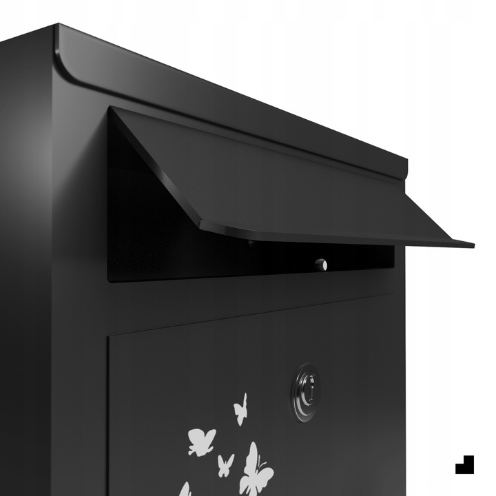 ANTYKOROZYJNA SKRZYNKA NA LISTY Z NUMEREM DOMU | POCZTOWA ADRES |A4