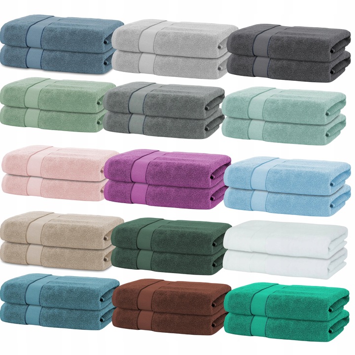 Ręcznik kąpielowy 50x100 15KOLORÓW 100% bawełna 500g gruby hotelowy SPA
