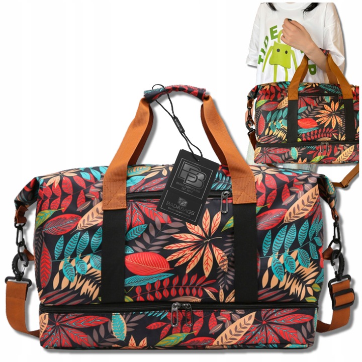 Torba BAGAŻ 33 l Do Samolotu PODRÓŻNA Na Siłownię Podręczny Wodoodporna