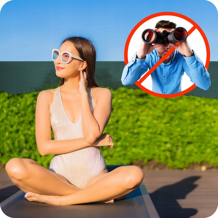 SIATKA CIENIUJĄCA 1,5x50m MASKUJĄCA MATA NA PŁOT OGRODZENIE OSŁONA 90%