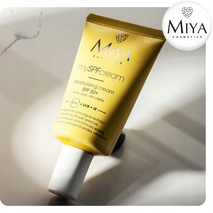 Krem Nawilżający do Twarzy Naturalny Ochronny Wielofunkcyjny SPF 50 40 ml