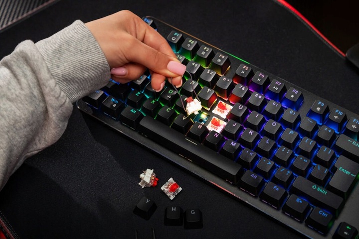 Klawiatura MAD DOG GK600 Outemu Red Czarny