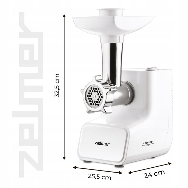 MASZYNKA DO MIELENIA MIĘSA MASZYNA ELEKTRYCZNA ZELMER 1500W 2 KG/MIN