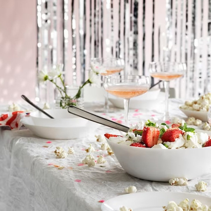 Serwis obiadowy Ikea OFTAST 18 szt miski talerze talerzyki