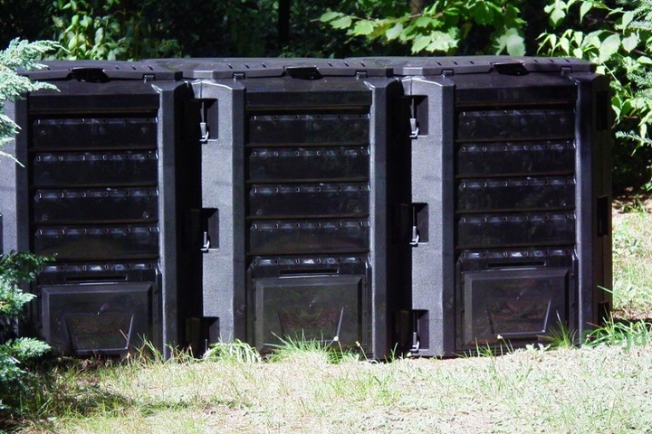 KOMPOSTOWNIK 1200L TRZY KOMORY NOWY MODEL