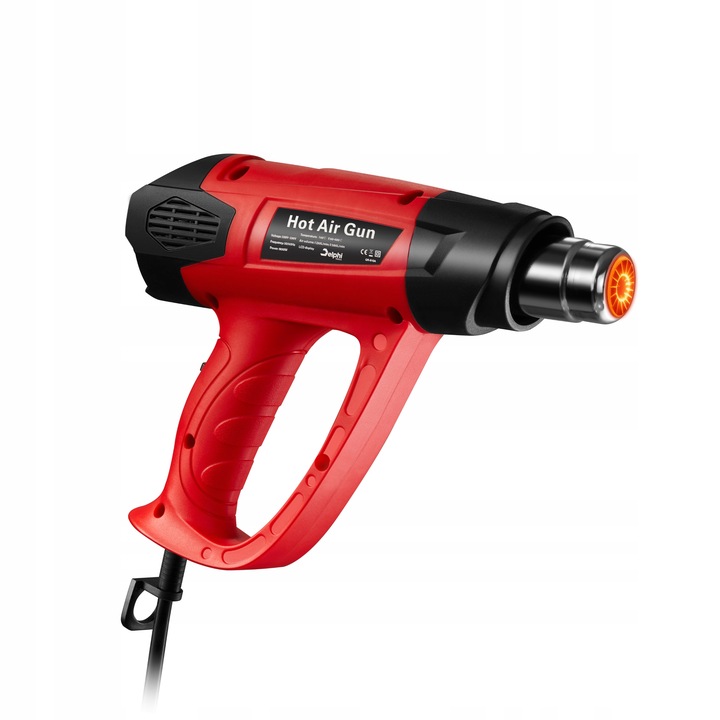 OPALARKA ELEKTRYCZNA LCD DWA BIEGI REGULACJA TEMP 600°C +4 DYSZE