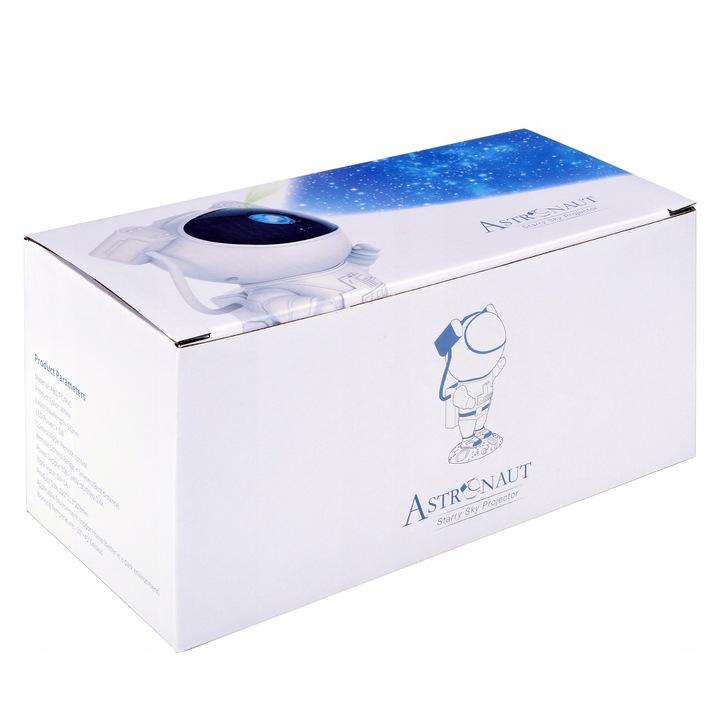 PROJEKTOR GWIAZD NIEBA DLA DZIECI RZUTNIK LED LAMPKA NOCNA ASTRONAUTA PILOT