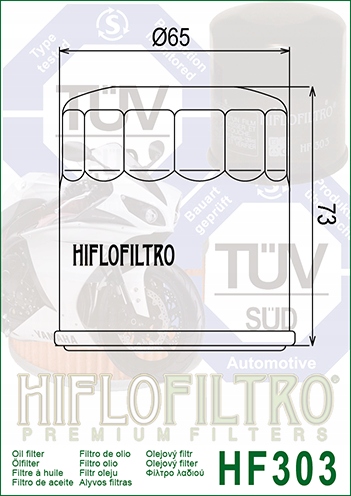 FILTR OLEJU HIFLOFILTRO HF303