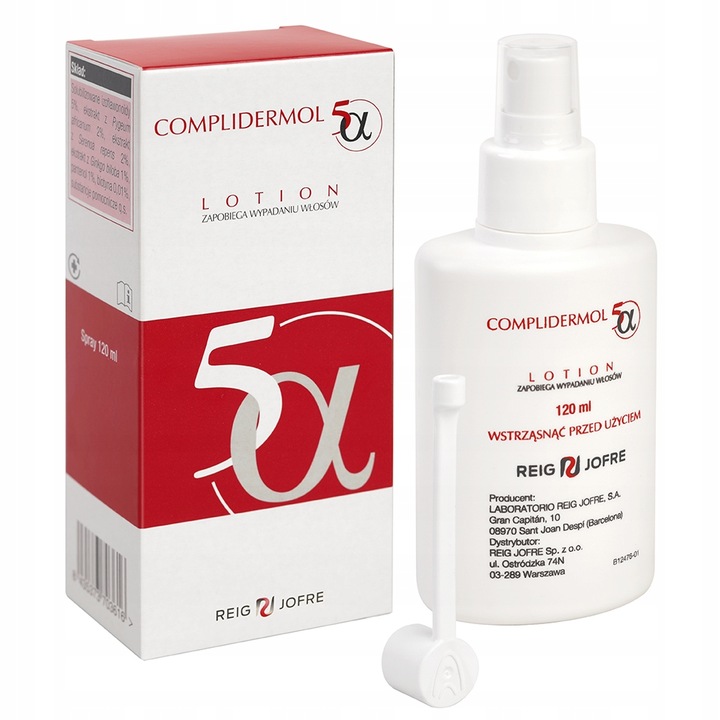 Complidermol 5alfa 60 kaps + lotion do włosów 30% taniej