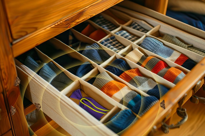 LAWENDOWY WORECZEK NA MOLE UBRANIOWE ODZIEŻOWE NO PEST x5 DŁUGIE