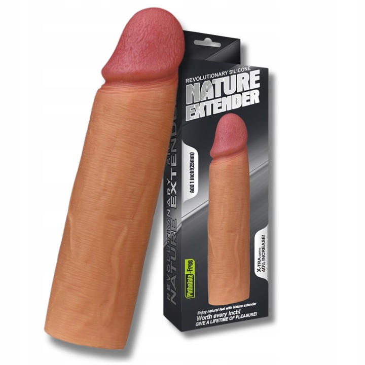 NAKŁADKA na PENISA realistyczna seks PRZEDŁUŻKA proteza penisa dla mężczyzn