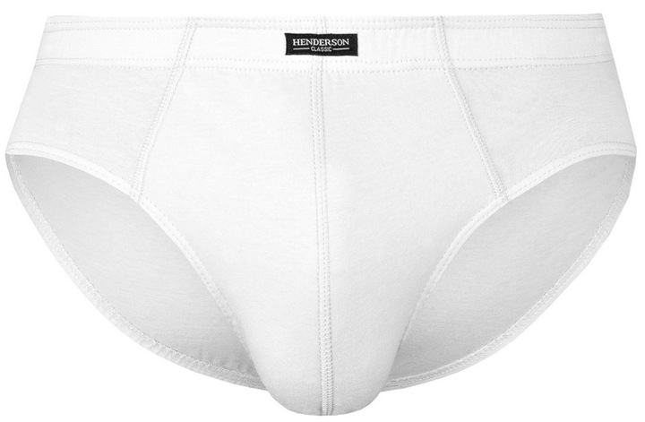 HENDERSON SLIPY MAJTKI MĘSKIE 1446-K121 BIAŁE BAWEŁNA XL