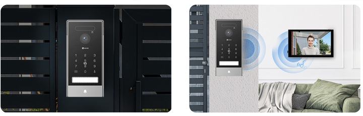 Wideodomofon WiFi EZVIZ HP7 PRO EZVIZ 2-Żyłowy 4K Furtka Brama Kod