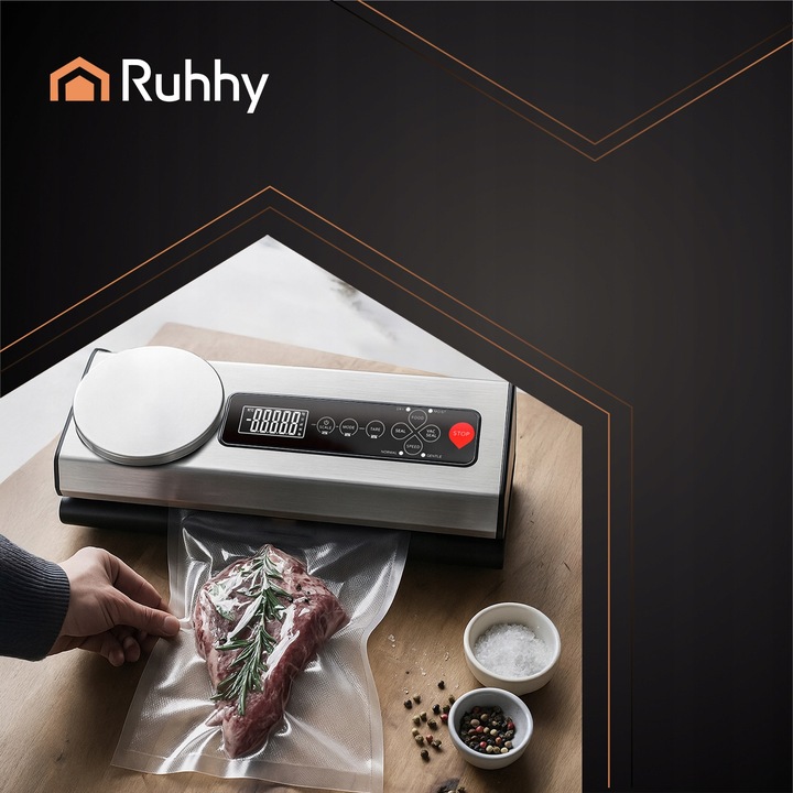 Zgrzewarka Próżniowa do Żywności Pakowarka Automatyczna do Jedzenia +