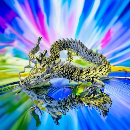 SMOK Przegubowy Figurka Flexi Dragon Druk 3D