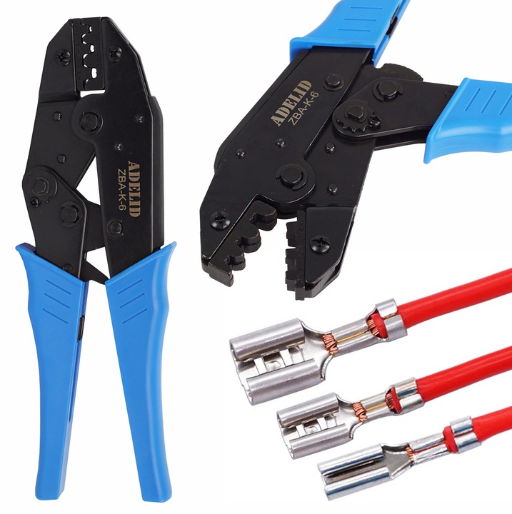 ZACISKARKA PRASKA KONEKTORÓW NIEIZOLOWANYCH KABLI