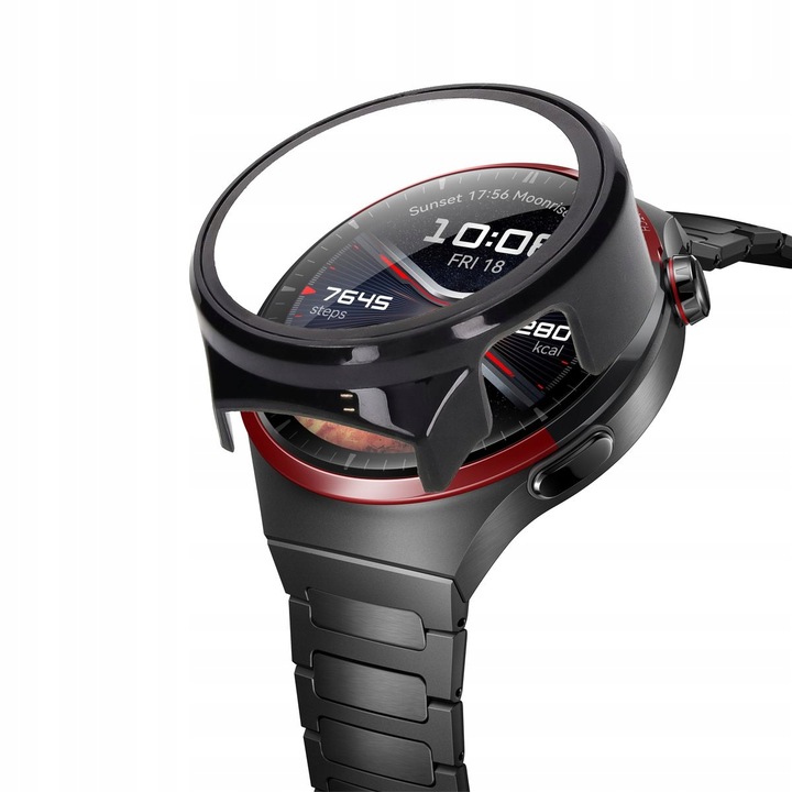 Etui ze szkłem na zegarek Bizon do Huawei Watch 4 Pro Space Edition