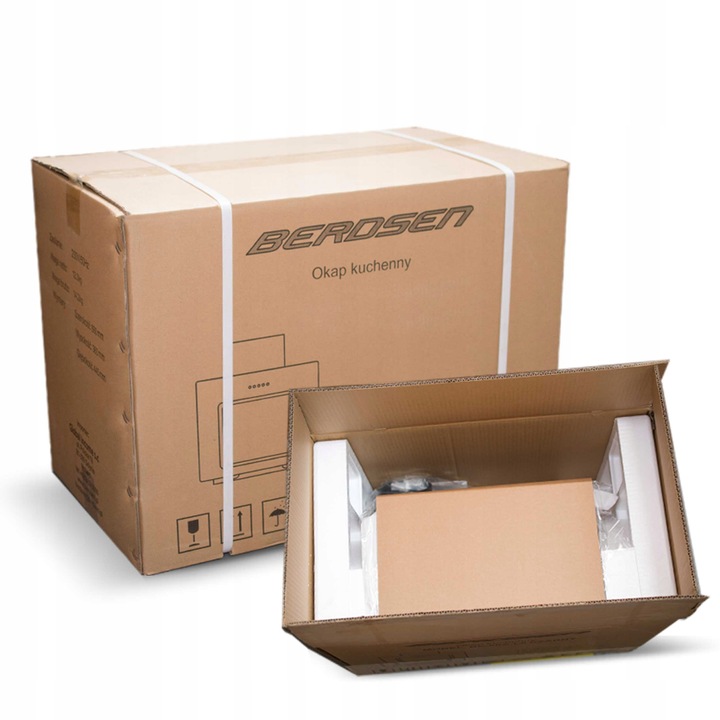 OKAP KUCHENNY 60cm KOMINOWY BT-211 BERDSEN