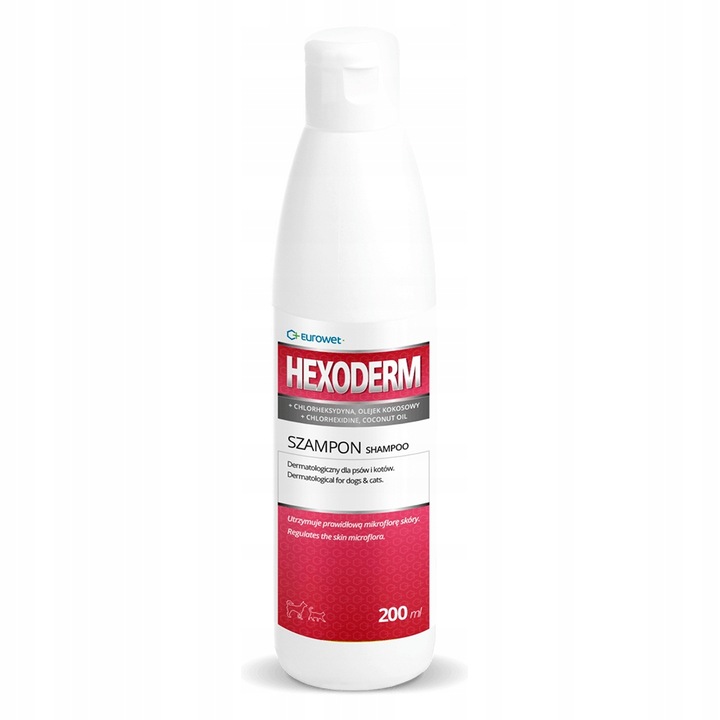 Hexoderm 200 ML Szampon Dermatologiczny Eurowet
