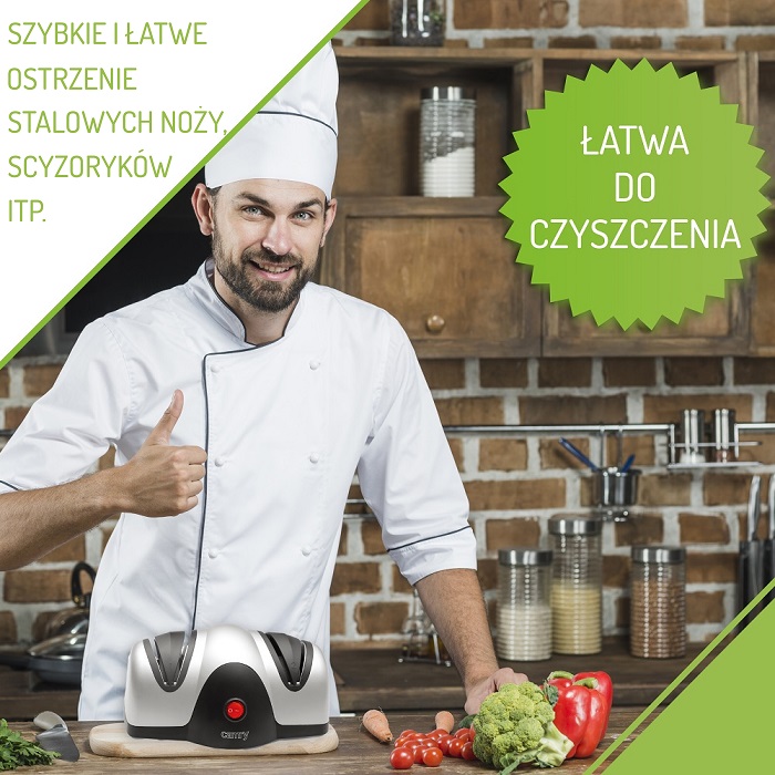 ELEKTRYCZNA OSTRZAŁKA DO NOŻY 2 FUNKCJE CR4469