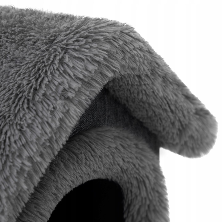 Buda Domek Budka Kojec dla małego Psa z Poduszką i Futerkiem R2 38x44x45 cm