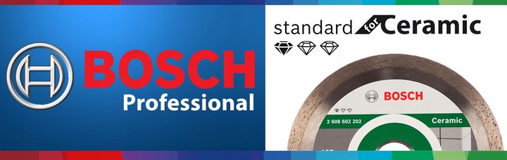 BOSCH TARCZA DIAMENTOWA 125mm GRES CERAMIKA MARMUR