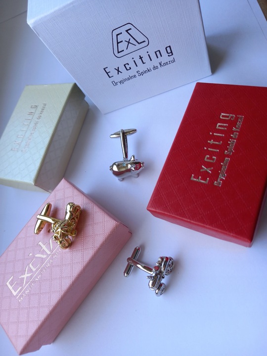 Spinki do mankietów Ryby Karp Lin dla Wędkarza