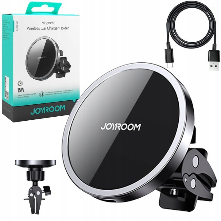 Uchwyt Samochodowy Ładujący z MagSafe 15W Kratka Nawiewu do iPhone 14/15/16