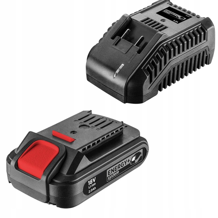 Zestaw Energy + Akumulator Bateria 2Ah + Ładowarka GRAPHITE NEO TOOLS