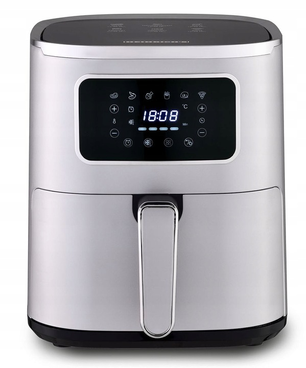 Duża BEZTŁUSZCZOWA FRYTKOWNICA Air Fryer 5L AIRFRYER 1450W 6 Programów