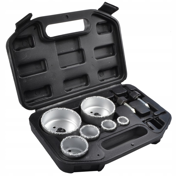 ZESTAW OTWORNIC WOLFRAMOWYCH DO GLAZURY PŁYTEK 8EL