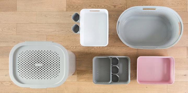 Kosz na pranie Curver INFINITY 60L szary brudownik