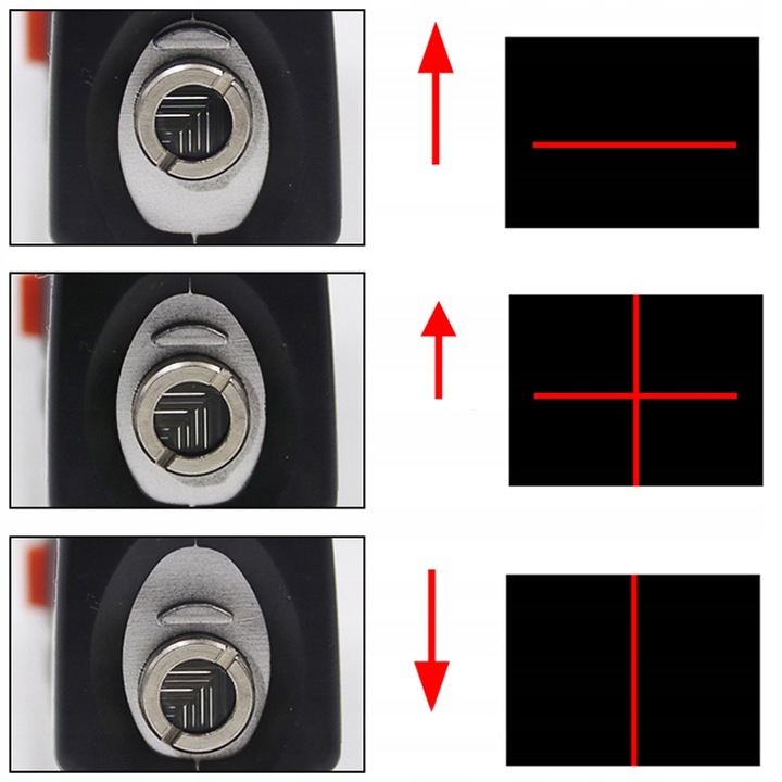 POZIOMICA LASEROWA Z MIARKĄ MIARĄ 250CM LASER KRZYŻOWY 3 LIBELKI