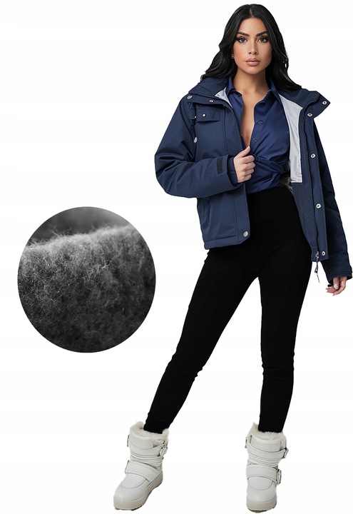 Leginsy ocieplane damskie grube legginsy thermo ciepłe z lekkim