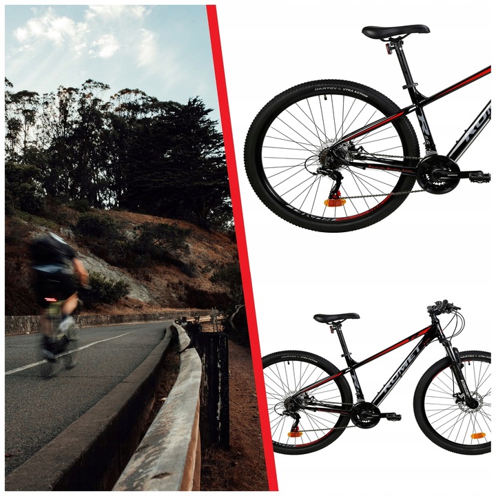 ROWER MTB GÓRSKI 29 ROMET RAMBLER R9.0 SHIMANO OŚWIETLENIE I STOPKA GRATIS